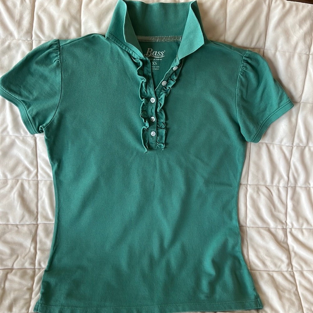 Bass short sleeve interlock knit. S- XS